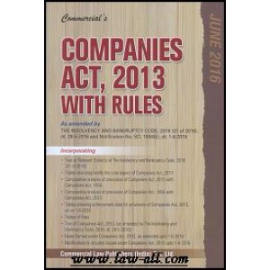 Commercial\'s Companies Act, 2013 with Rules